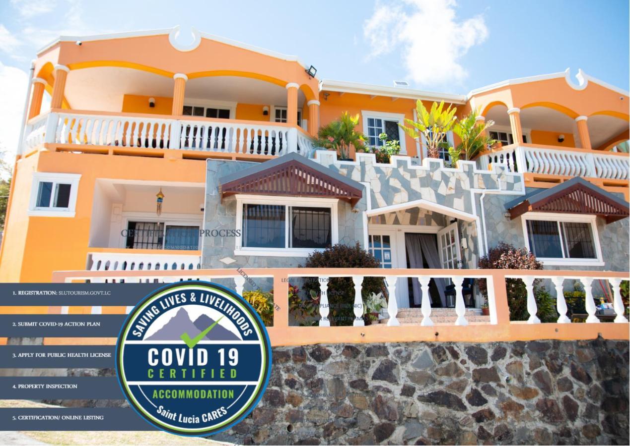 Mountain View Apartments Gros Islet Eksteriør billede